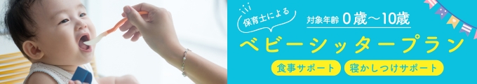 保育士によるベビーシッタープラン